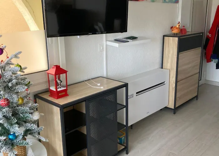 Daire Bord De Face A La Mer, Lumineux, Grande Terrasse, Parking Prive, Climatise *